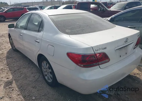 2005 Lexus Es 330 z USA, uszkodzony, nr VIN JTHBA30G755071726